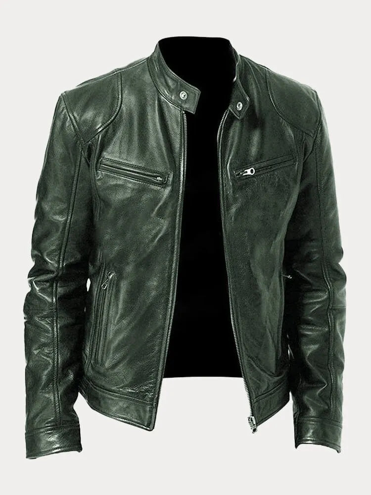 Roger | Casual vegan leather jacket