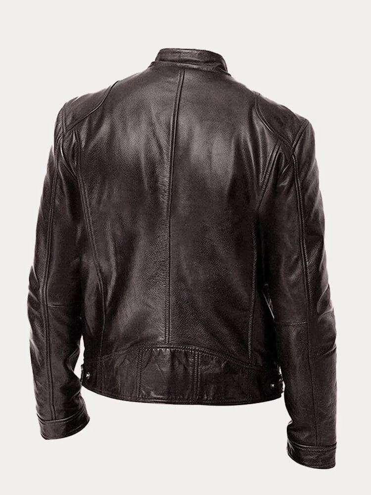 Roger | Casual vegan leather jacket