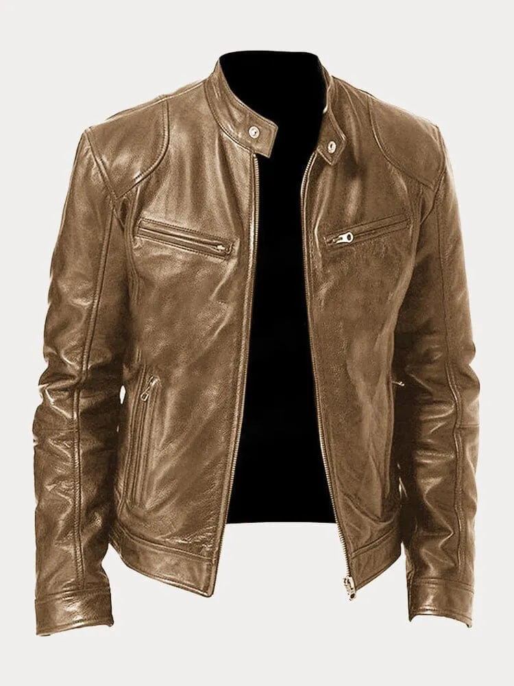 Roger | Casual vegan leather jacket