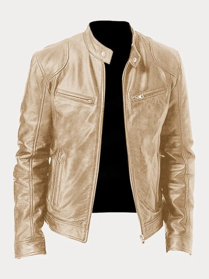 Roger | Casual vegan leather jacket