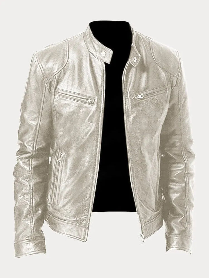 Roger | Casual vegan leather jacket