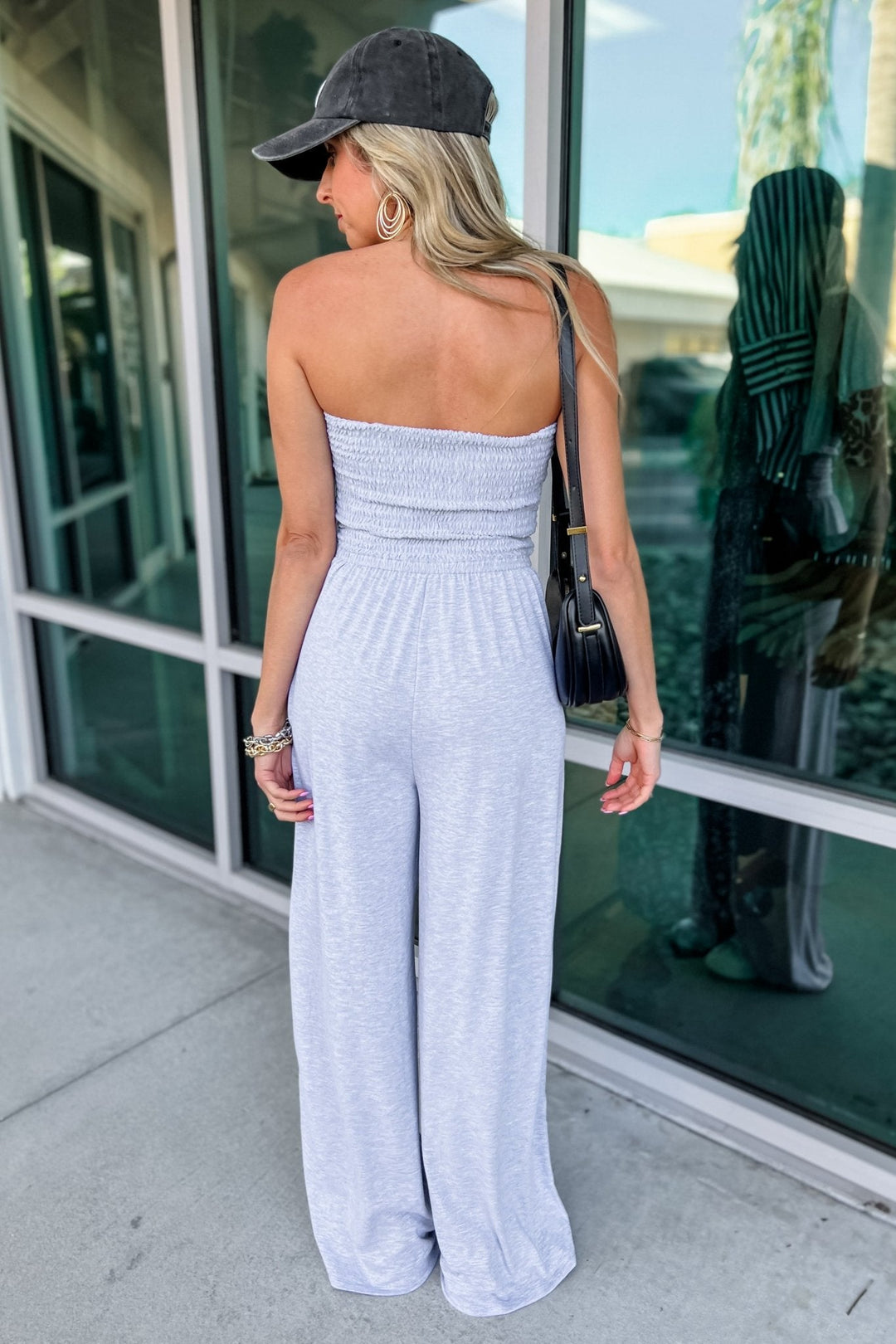 Trendy Off-Shoulder Jumpsuit